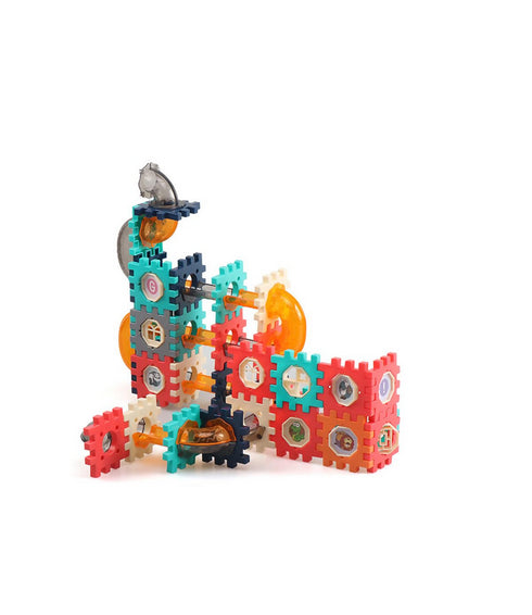 Magnetic Sheet Building Block Designer Magnet Maze Race Run Kids Toy 98 PCS